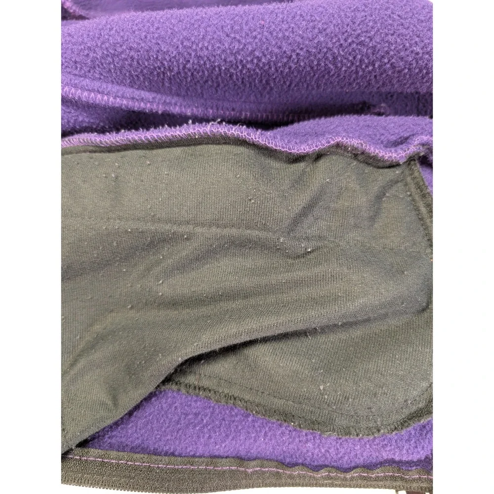 Vintage Speedo Purple Fleece Jacket Mens Small‎ Full Zip Athletic Outdoor